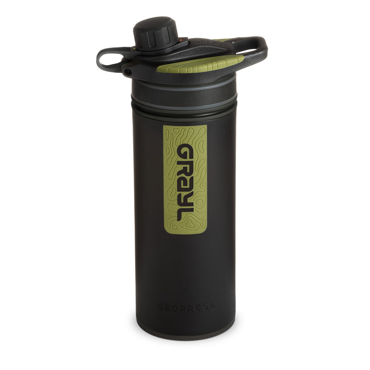 Best top rated Grayl GeoPress Filter and Purifier Water Bottle - 24 Fluid Ounces / Nature Edition / Standard View / Black Camo