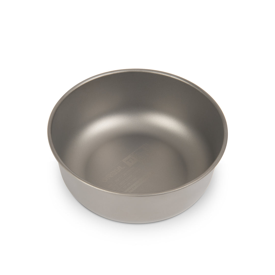 Grayl Ti Bowl – 138mm / Angle View / Titanium
