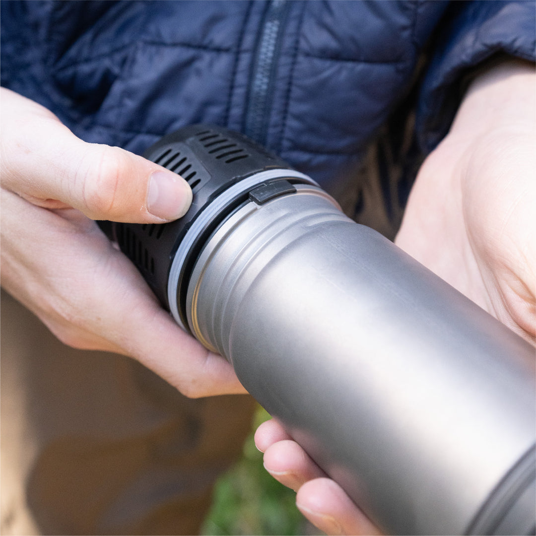 Rotate and lock cartridge into place.