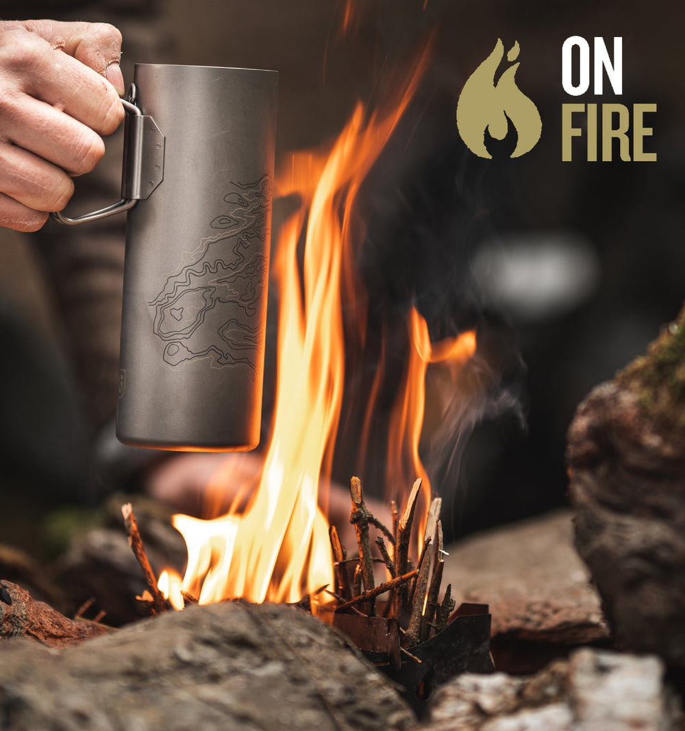 Cook on fire with the UltraPress Titanium.