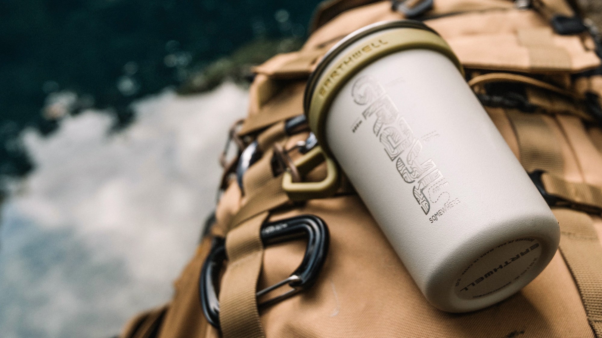 <span style="font-size:3rem;">OUTDOOR</span><BR><span style="font-size:4.25rem;">CAMP GOODS</span><BR><span style="font-size:1.5rem;">STAINLESS STEEL DRINKWARE</span>