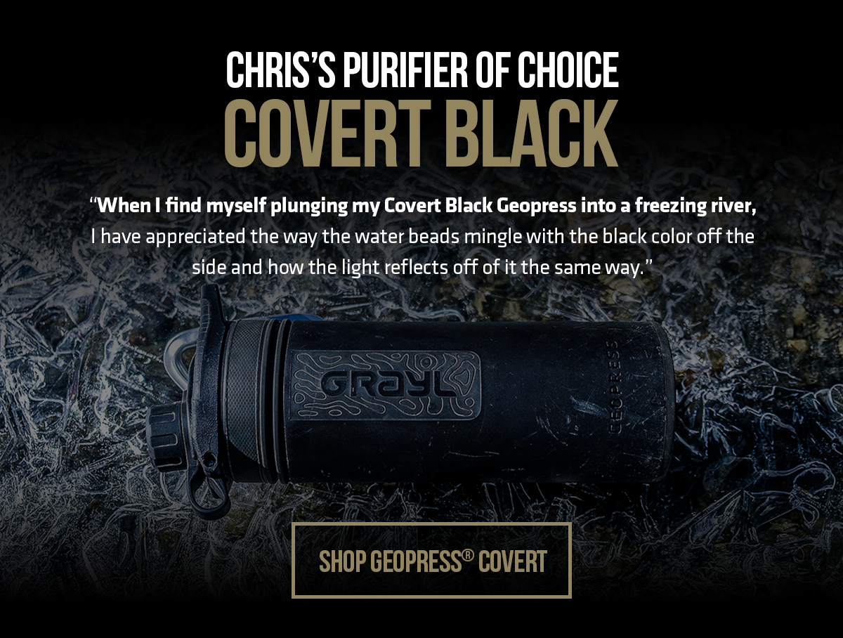 Geopress Purifier Covert Black Edition